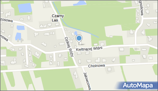 Paczkomat InPost CYL01M, Kwitnącej Wiśni 20, Czarny Las 05-825