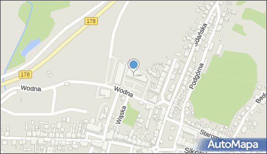 Paczkomat InPost CZA01N, Wodna 1, Czarnków 64-700