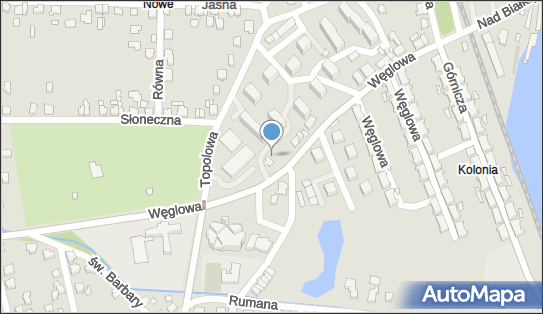 Paczkomat InPost CZD01N, Węglowa 63B, Czechowice-Dziedzice 43-503