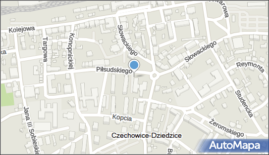 Paczkomat InPost CZD10M, Niepodległości 10A, Czechowice-Dziedzice 43-502