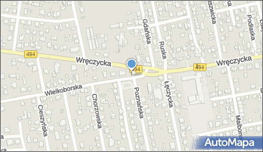 Paczkomat InPost CZE07APP, Wielkoborska 2, Częstochowa 42-202