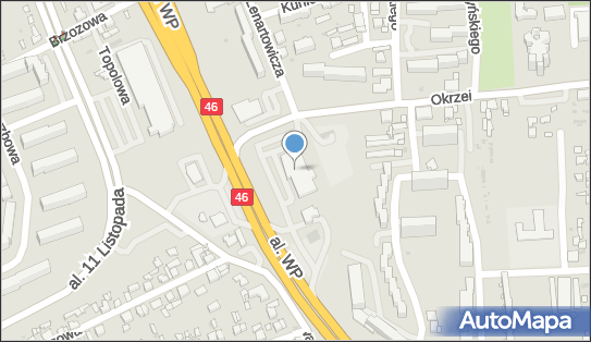 Paczkomat InPost CZE08M, Okrzei 2/6, Częstochowa 42-208