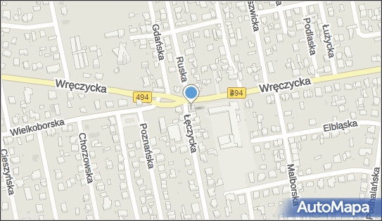 Paczkomat InPost CZE14N, Wręczycka 119, Częstochowa 42-202