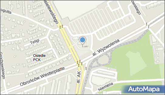 Paczkomat InPost CZE22N, Aleja Wyzwolenia 1, Częstochowa 42-215