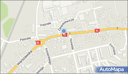 Paczkomat InPost CZE34M, Norwida 2, Częstochowa 42-209