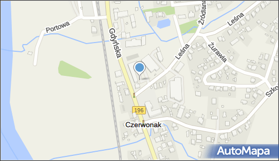 Paczkomat InPost CZK01A, Leśna 1, Czerwonak 62-004