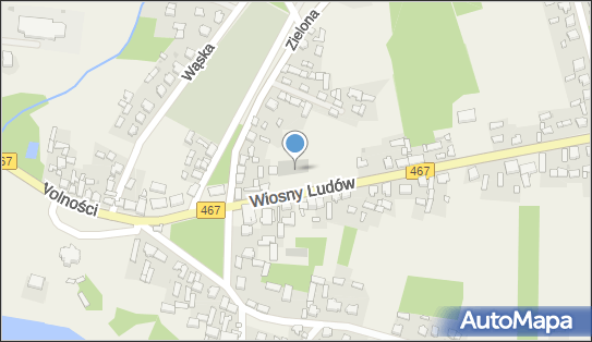 Paczkomat InPost CZX01F, Wiosny Ludów 1, Ciążeń 62-404