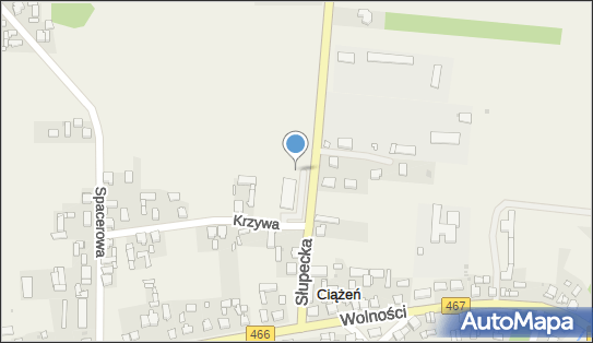 Paczkomat InPost CZX01M, Słupecka 1A, Ciążeń 62-404