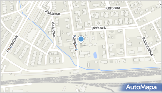 Paczkomat InPost DAB01BAPP, Kolejowa 16, Dąbrówka 62-070