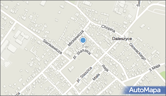 Paczkomat InPost DAL01N, Plac Staszica 26, Daleszyce 26-021