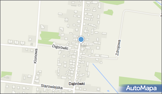 Paczkomat InPost DAXR01BAPP, Starowiejska 70, Dąbrówki 16-010
