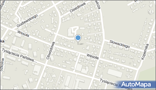 Paczkomat InPost DBI01BAPP, Wesoła 21, Dąbrowa Białostocka 16-200