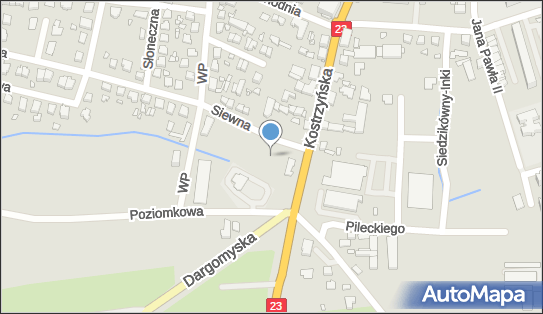 Paczkomat InPost DEN05M, Siewna 1, Dębno 74-400
