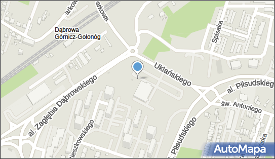 Paczkomat InPost DGO01ML, Piłsudskiego 87, Dąbrowa Górnicza 41-303