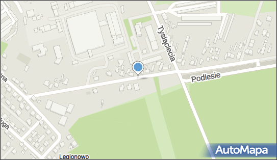 Paczkomat InPost DGO41M, Podlesie 22, Dąbrowa Górnicza 41-300