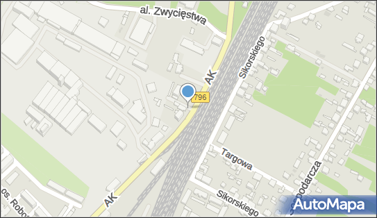 Paczkomat InPost DGO50M, Armii Krajowej 10, Dąbrowa Górnicza 42-520