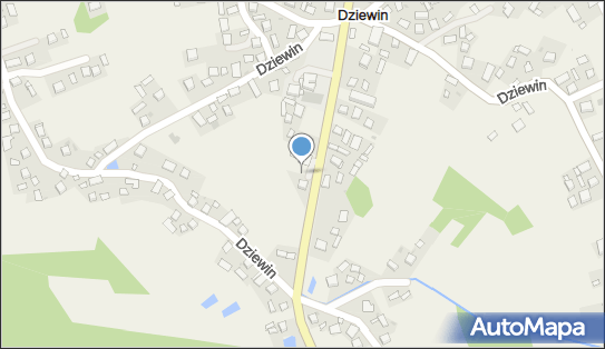 Paczkomat InPost DIW01M, Dziewin 170, Dziewin 32-708