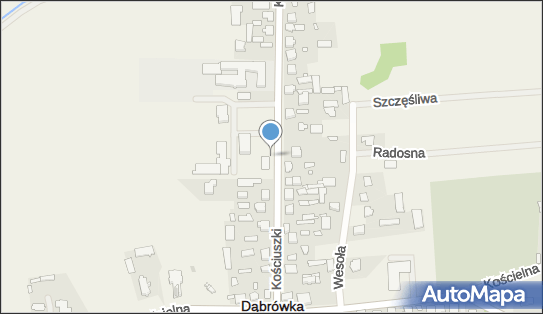 Paczkomat InPost DKA01G, Kościuszki 14, Dąbrówka 05-252