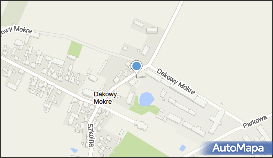 Paczkomat InPost DKM01BAPP, Szkolna 40A, Dakowy Mokre 64-330