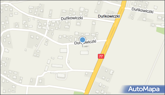 Paczkomat InPost DKWI01BAPP, Duńkowiczki 166, Duńkowiczki 37-716