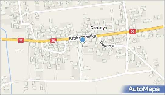 Paczkomat InPost DNSZ01BAPP, Daniszyn 42, Daniszyn 63-410