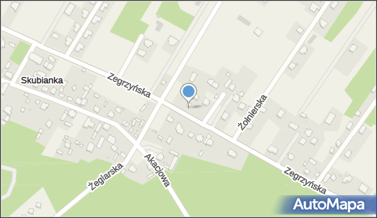 Paczkomat InPost DOS01M, Zegrzyńska 56, Dosin 05-140