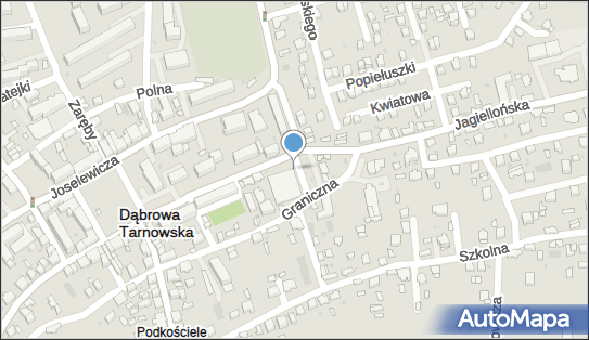 Paczkomat InPost DTR01M, Jagiellońska 10, Dąbrowa Tarnowska 33-200