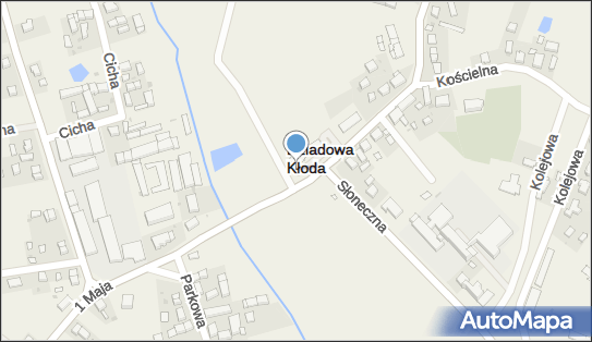 Paczkomat InPost DVK01M, 1 maja 8a, Dziadowa Kłoda 56-504