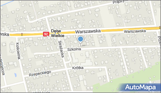 Paczkomat InPost DWK01A, Szkolna 40, Dębe Wielkie 05-311