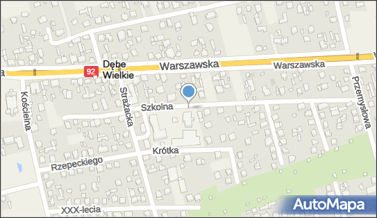 Paczkomat InPost DWK01A, Szkolna 40, Dębe Wielkie 05-311