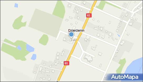 Paczkomat InPost DZR01M, Dzierżenin 100, Dzierżenin 06-114