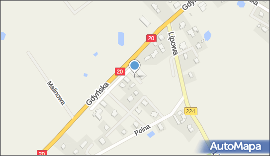 Paczkomat InPost EGI01BAPP, Gdyńska 1A, Egiertowo 83-312