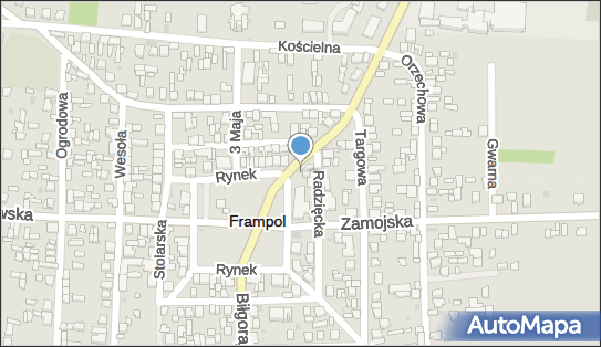 Paczkomat InPost FMP02M, Rynek 25, Frampol 23-440