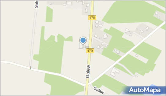 Paczkomat InPost GALW01BAPP, Galew 2E, Galew 62-720