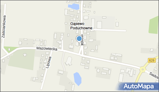 Paczkomat InPost GAP01M, Reymonta 1A, Gąsewo Poduchowne 06-213