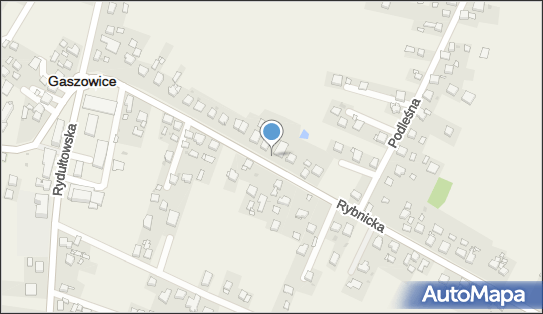 Paczkomat InPost GAZ01A, Rybnicka 11B, Gaszowice 44-293