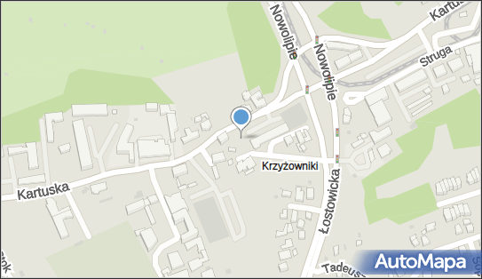 Paczkomat InPost GDA01M, Kartuska 214, Gdańsk 80-122