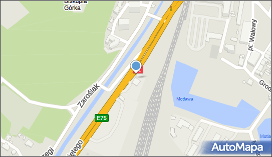 Paczkomat InPost GDA133M, Trakt św. Wojciecha 1, Gdańsk 80-044