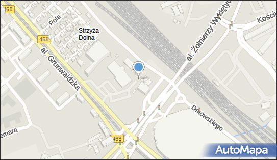 Paczkomat InPost GDA142M, al. Grunwaldzka 159, Gdańsk 80-266