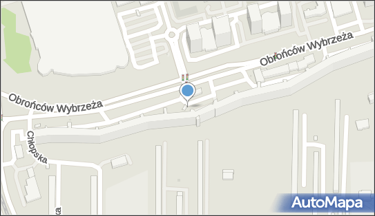 Paczkomat InPost GDA14B, Obrońców Wybrzeża 6B, Gdańsk 80-398