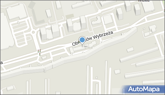 Paczkomat InPost GDA186M, Obrońców Wybrzeża 2, Gdańsk 80-398