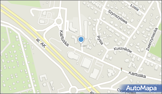 Paczkomat InPost GDA211M, Kartuska 377, Gdańsk 80-125