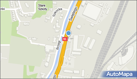 Paczkomat InPost GDA39N, Trakt św. Wojciecha 37, Gdańsk 80-044