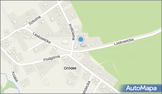 Paczkomat InPost GEK01M, Kościelna 2, Gródek 86-140