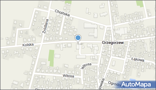 Paczkomat InPost GGR01M, Kolska 7, Grzegorzew 62-640
