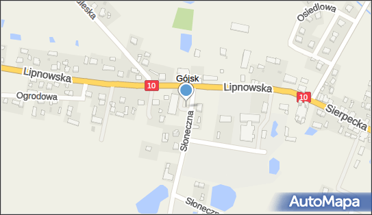 Paczkomat InPost GJS01M, Słoneczna 2A, Gójsk 09-216