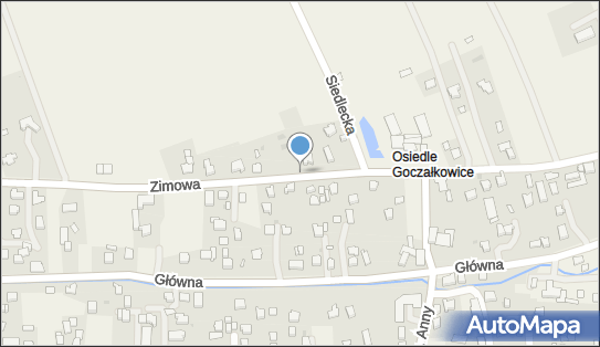 Paczkomat InPost GKK01BAPP, Zimowa 32, Goczałkowice-Zdrój 43-230