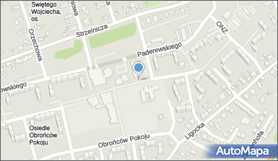Paczkomat InPost GLI02B, Paderewskiego 56D, Gliwice 44-105