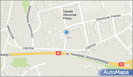 Paczkomat InPost GLI03APP, Obrońców Pokoju 87, Gliwice 44-105