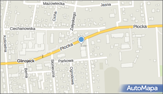 Paczkomat InPost GLK02N, Płocka 18, Glinojeck 06-450